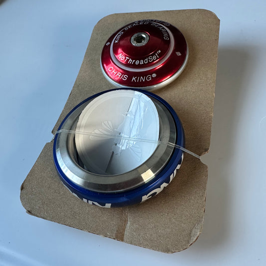 Chris King Inset 7 Red/Navy Blue headset ZS44/EC44