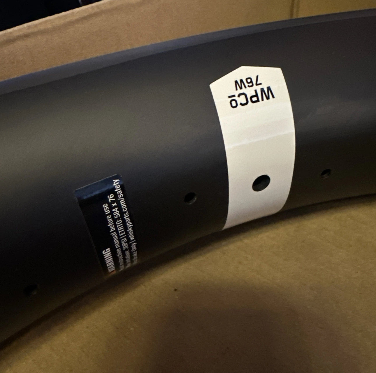 Set of 2 Whisky No 9 76w Fat Rims 27.5 32h 630g Carbon