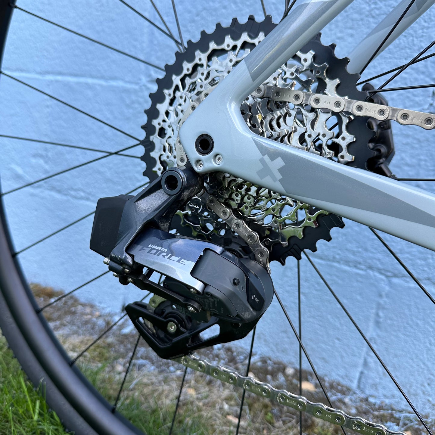 Trek Boone Disc Force AXS E1 custom CX/Gravel bike 54cm - Plasma Grey Pearl