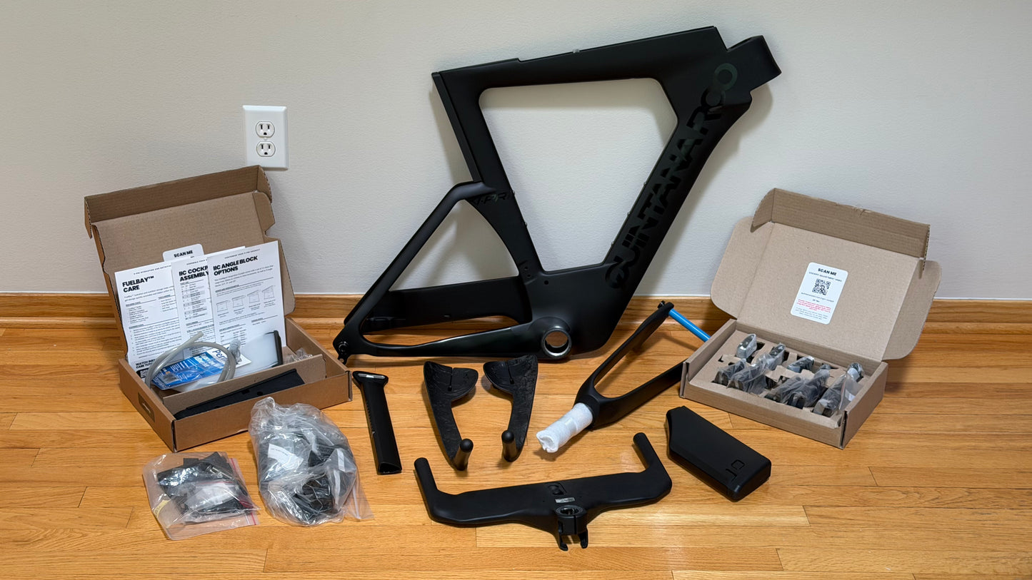 New Quintana Roo V-PRi medium triathlon TT frameset