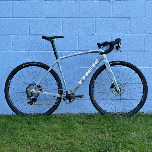 Trek Boone Disc Force AXS E1 custom CX/Gravel bike 54cm - Plasma Grey Pearl