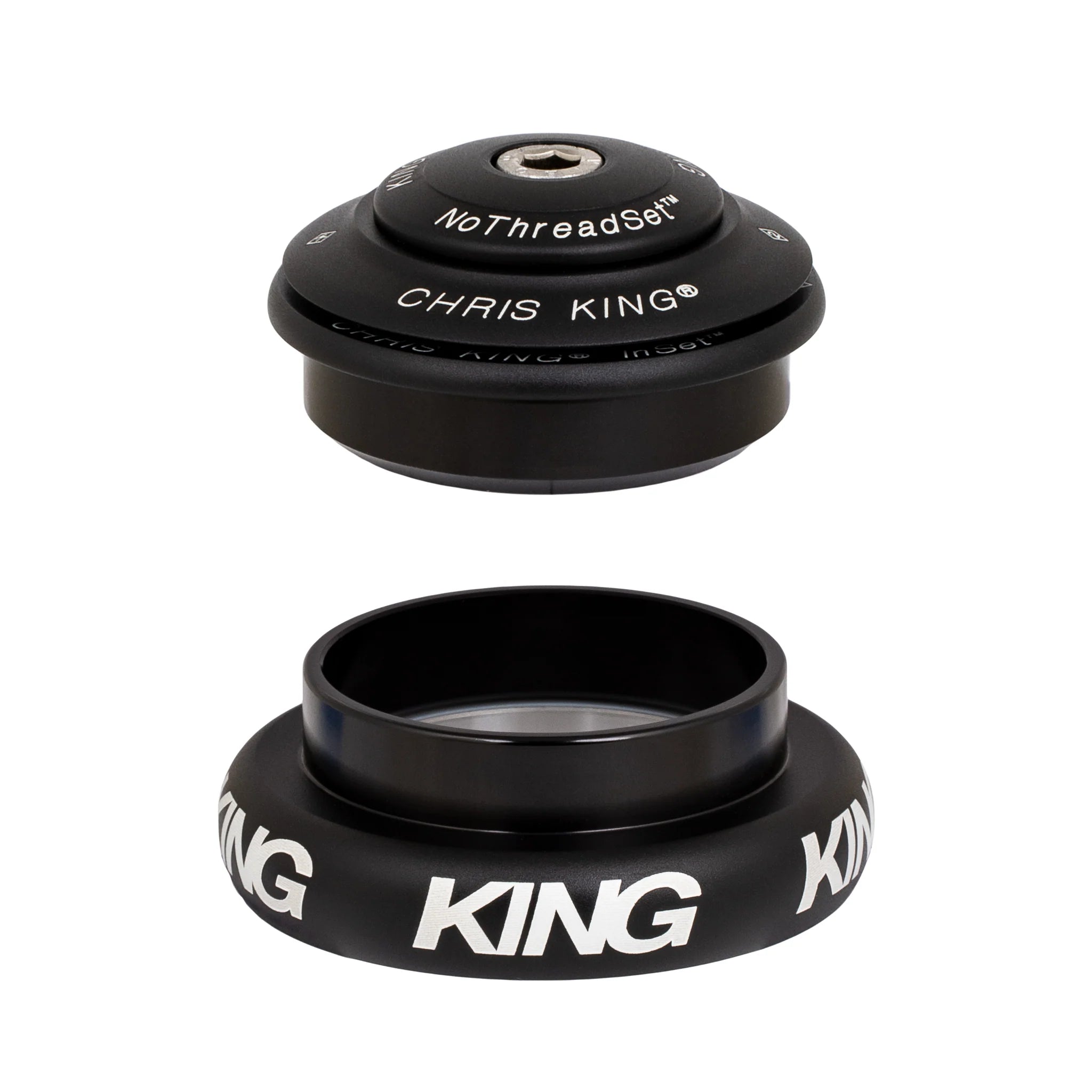 Chris King Inset 7 Matte Jet Black Headset