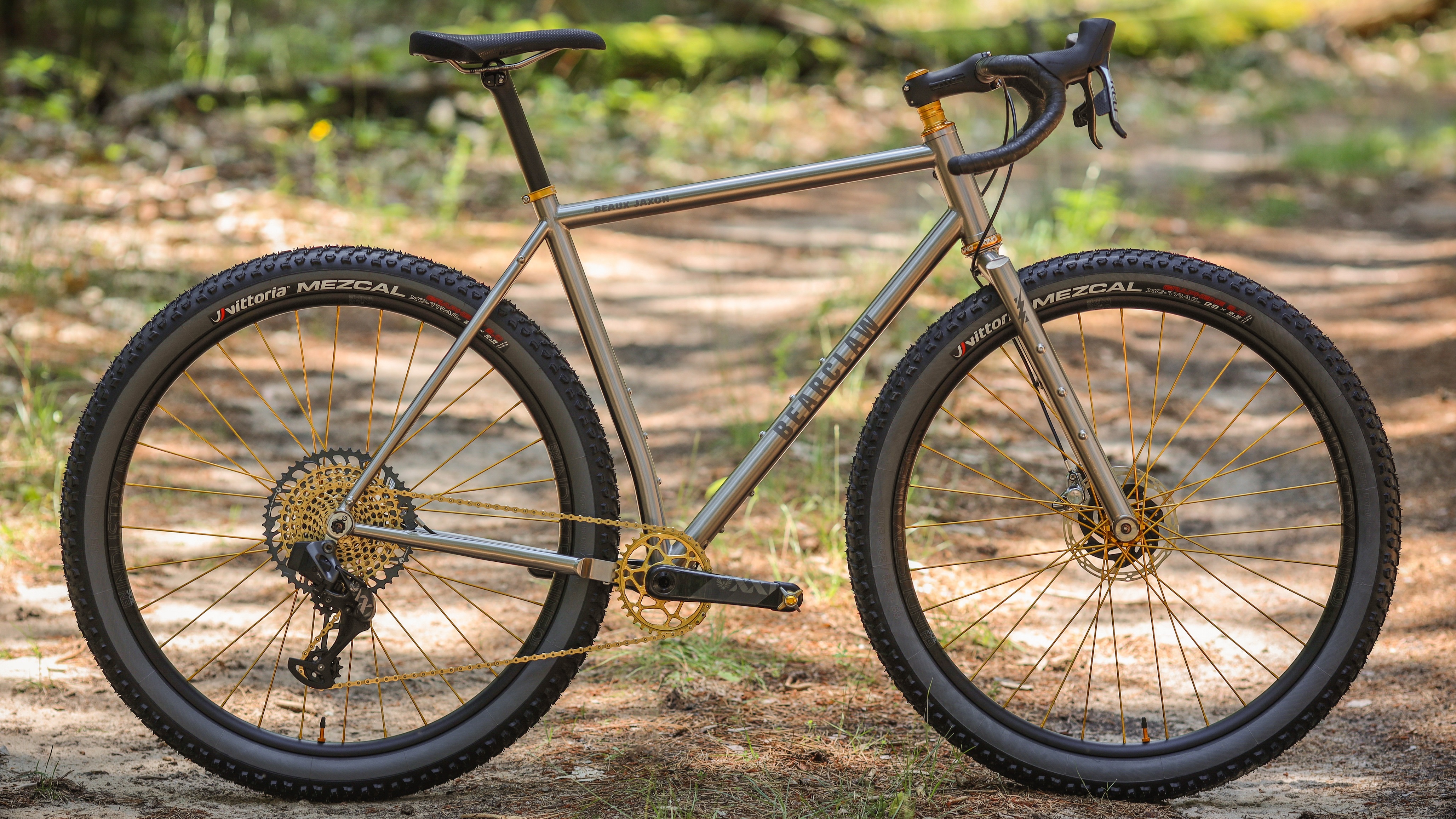 Beaux Jaxon Gravel Bike XX1 with Gold Accents