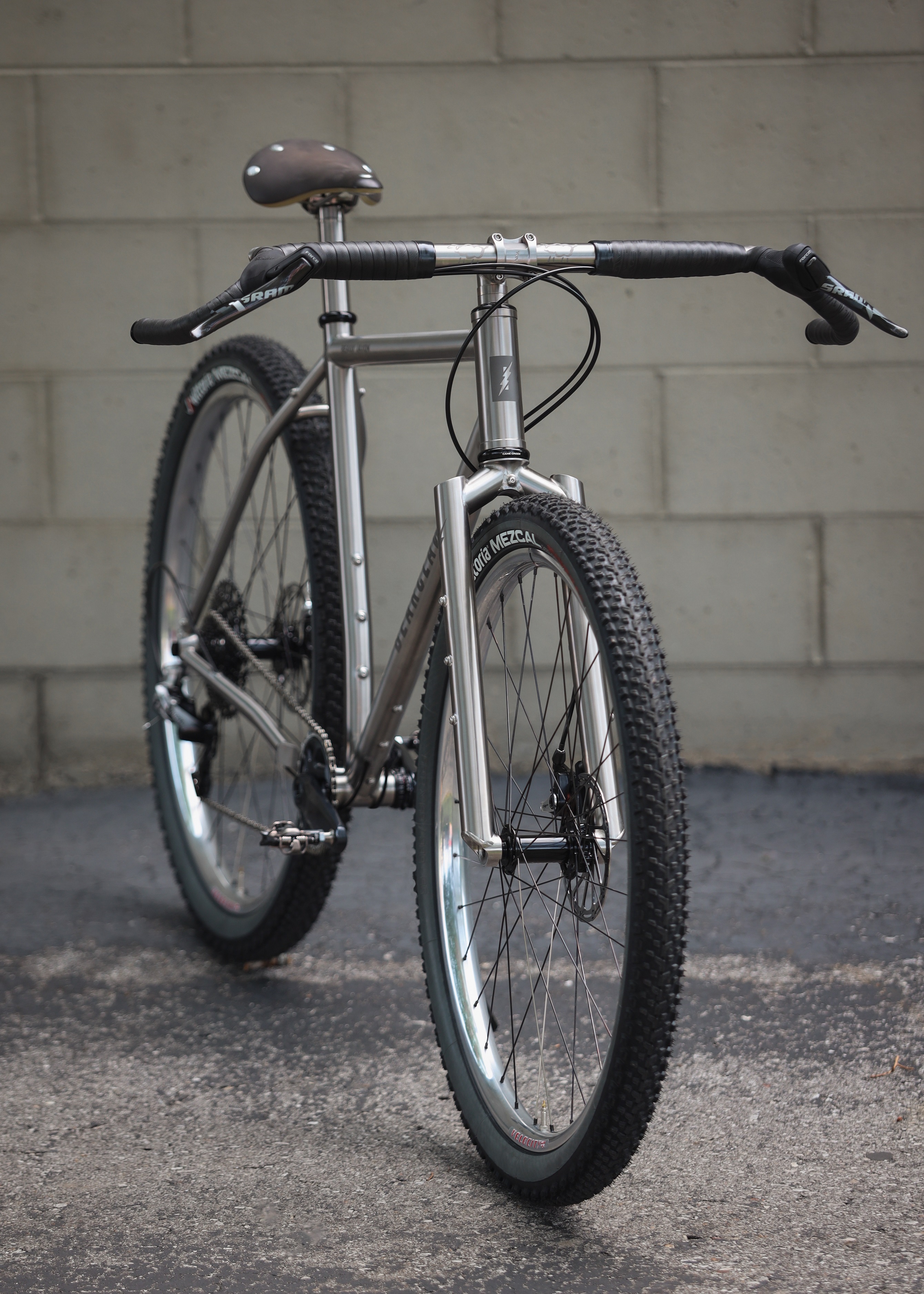 Titanium Harmony: Beaux Jaxon Gravel Bike with Black Sheep Wide Drop Bars